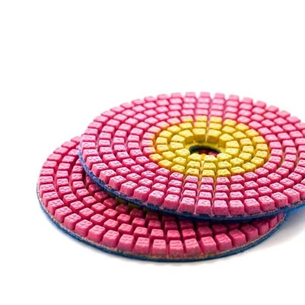 Herramienta amoladora flexible de 4 pulgadas Almohadillas pulidoras de diamante para granito y piedra de mármol - Imagen 5
