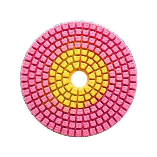 Herramienta amoladora flexible de 4 pulgadas Almohadillas pulidoras de diamante para granito y piedra de mármol