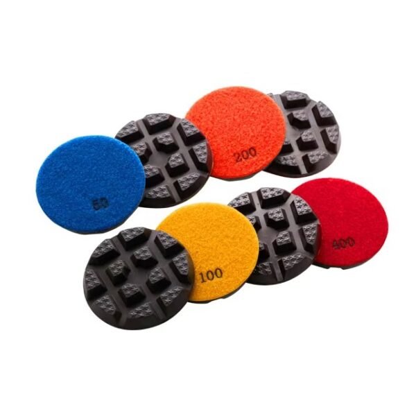 4IN Diamond Floor Polishing Dry Polishing Pads Customizable OEM Concrete Grinding and Sanding Buff Grit Backing Pads Circular - Imagen 6