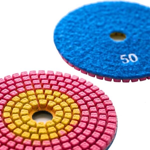 Herramienta amoladora flexible de 4 pulgadas Almohadillas pulidoras de diamante para granito y piedra de mármol - Imagen 4