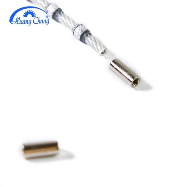 Huangchang D10,5 mm Sierra de hilo diamantado galvánico de muelle y caucho para hormigón armado - Imagen 6