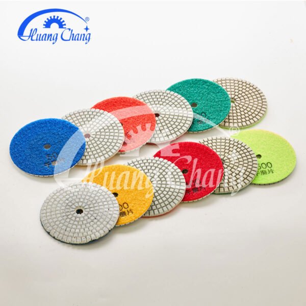 almohadillas diamantadas para pulir granito blanco en seco hc spp 0015