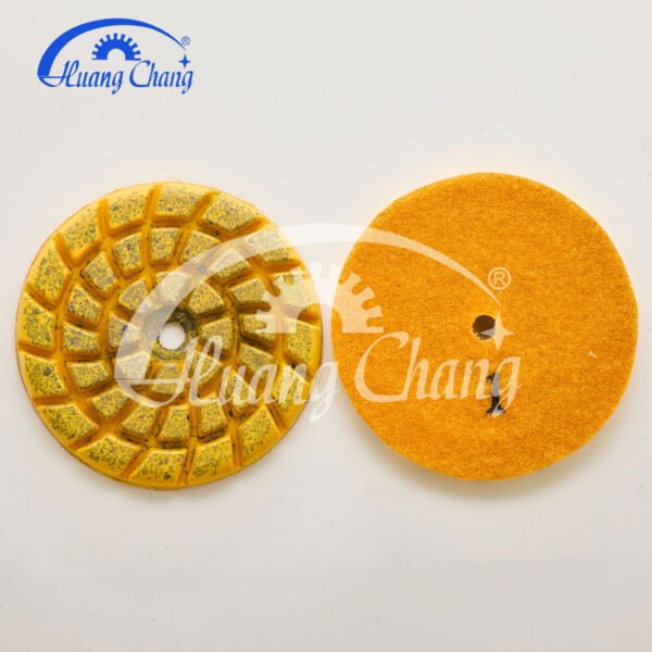 almohadillas pulidoras diamante amarillo mármol hc spp 0014