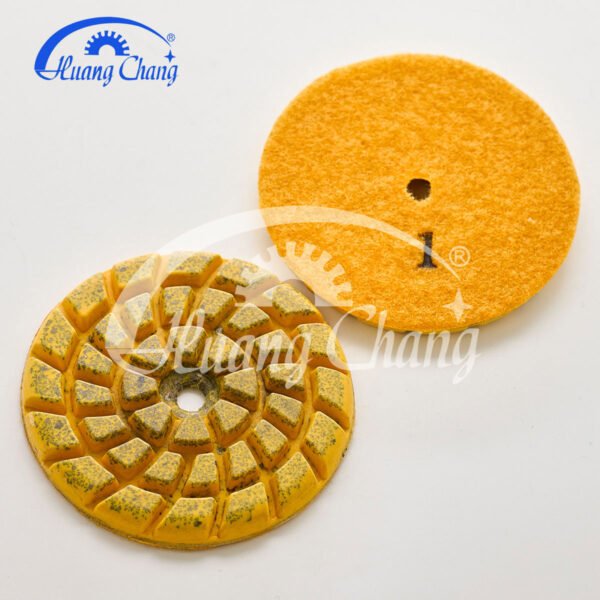 almohadillas pulidoras diamante amarillo mármol hc spp 0014