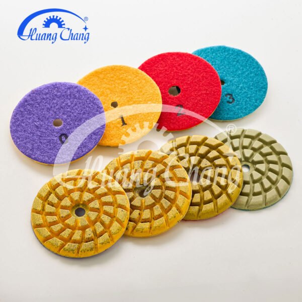 almohadillas pulidoras diamante amarillo mármol hc spp 0014